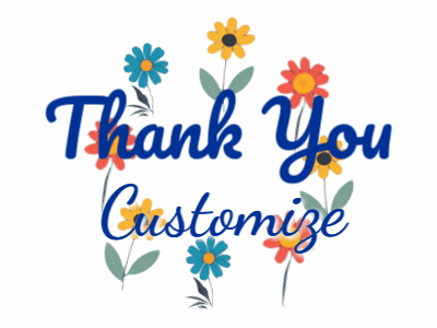 Thank You Flowers GIF, thank-you-81 @ Editable GIFs,Ring of Thank You Flowers