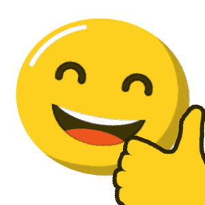 thumbs up emoji gif