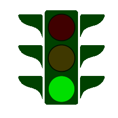 GIF: Traffic Lights - Red