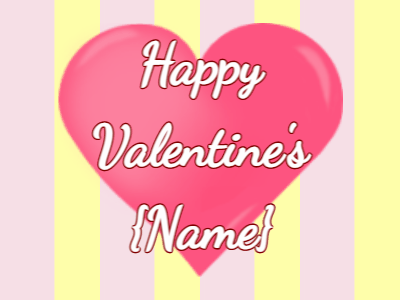 Valentine's GIF, valentines-22 @ Editable GIFs, Valentines Heart and stripe background