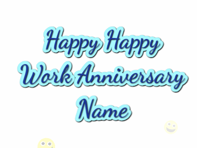 Work Anniversary GIF, work-anniversary-10 @ Editable GIFs,Work Anniversary Happy Faces
