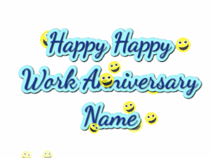 Work Anniversary Happy Faces